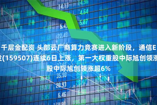 千层金配资 头部云厂商算力竞赛进入新阶段，通信ETF广发(159507)连续6日上涨，第一大权重股中际旭创领涨超6%