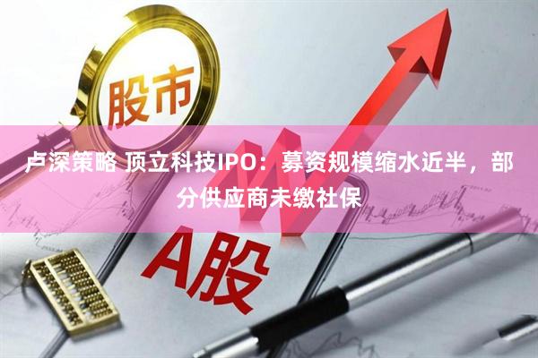卢深策略 顶立科技IPO：募资规模缩水近半，部分供应商未缴社保