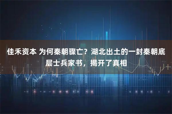 佳禾资本 为何秦朝骤亡？湖北出土的一封秦朝底层士兵家书，揭开了真相